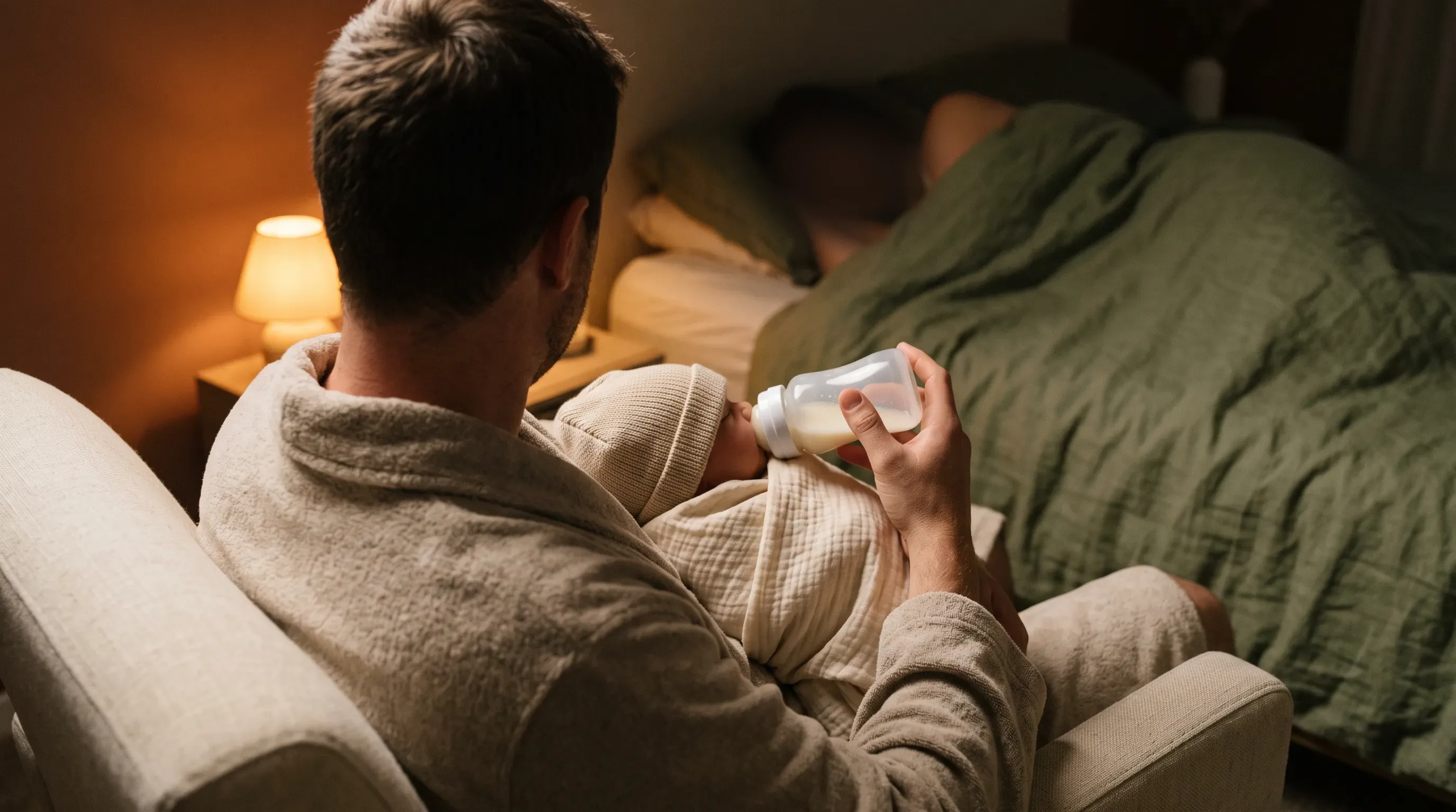How to Split Night Feeds With Your Partner: Three Shift Plans for the Newborn Weeks, Even If You're Breastfeeding