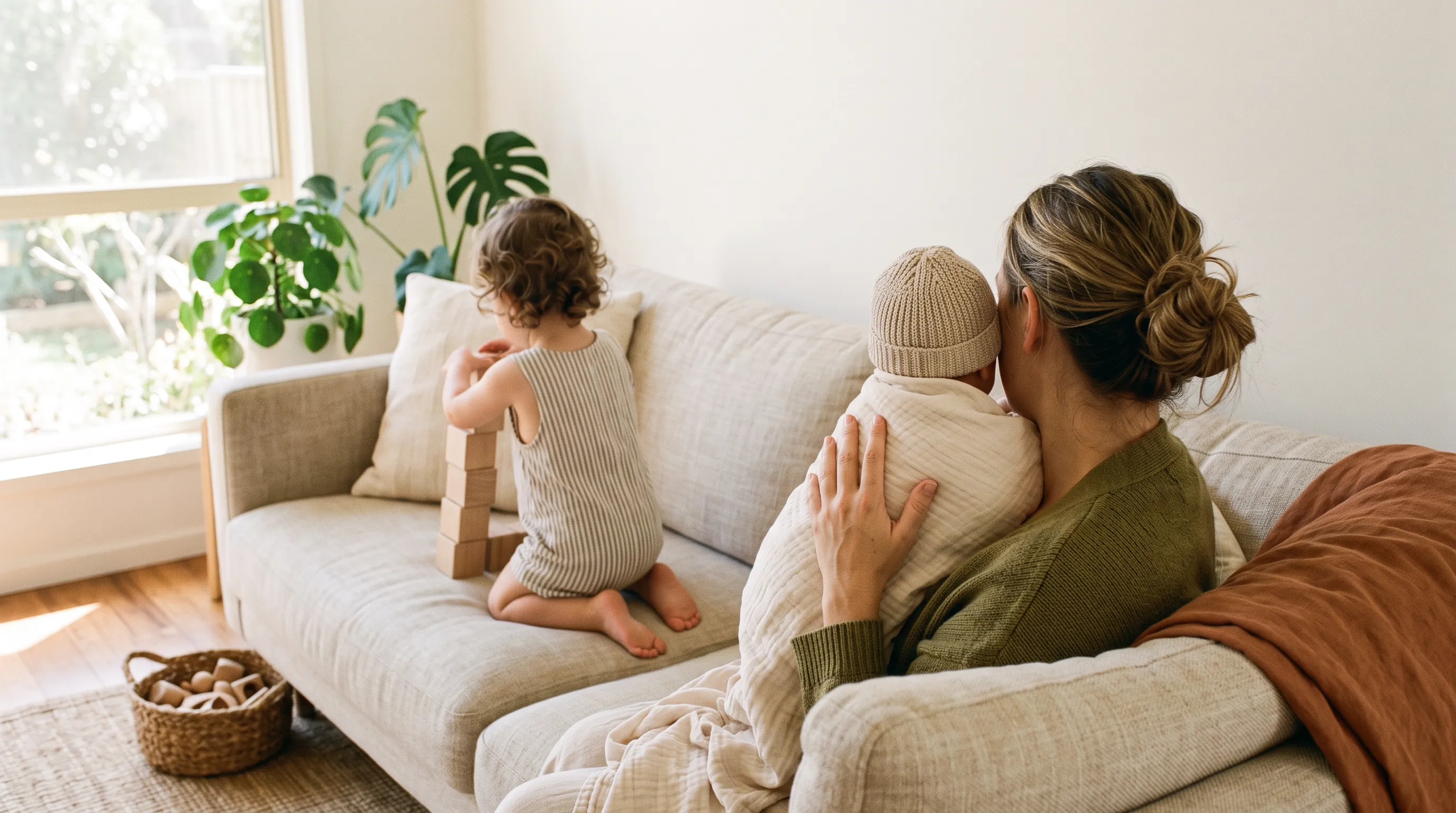 Two Under Two: Getting Through the Newborn Weeks With a Toddler at Home